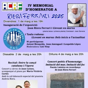 Cartell Joan Riera Ferrari