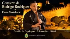 Rodrigo Rodríguez porta el shakuhachi a Capdepera