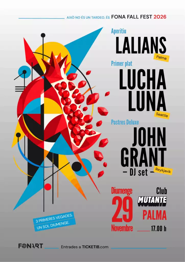 Fona Fall Fest 2026: Concerts i artistes a Mallorca