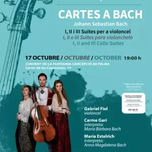 'Cartes a Bach' porta les 'Suites' a un convent de Palma