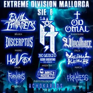 Onze bandes de metall extrem actuen a Es Gremi