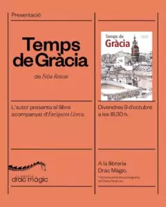Feliu Renom presenta Temps de Gràcia a la Drac Màgic
