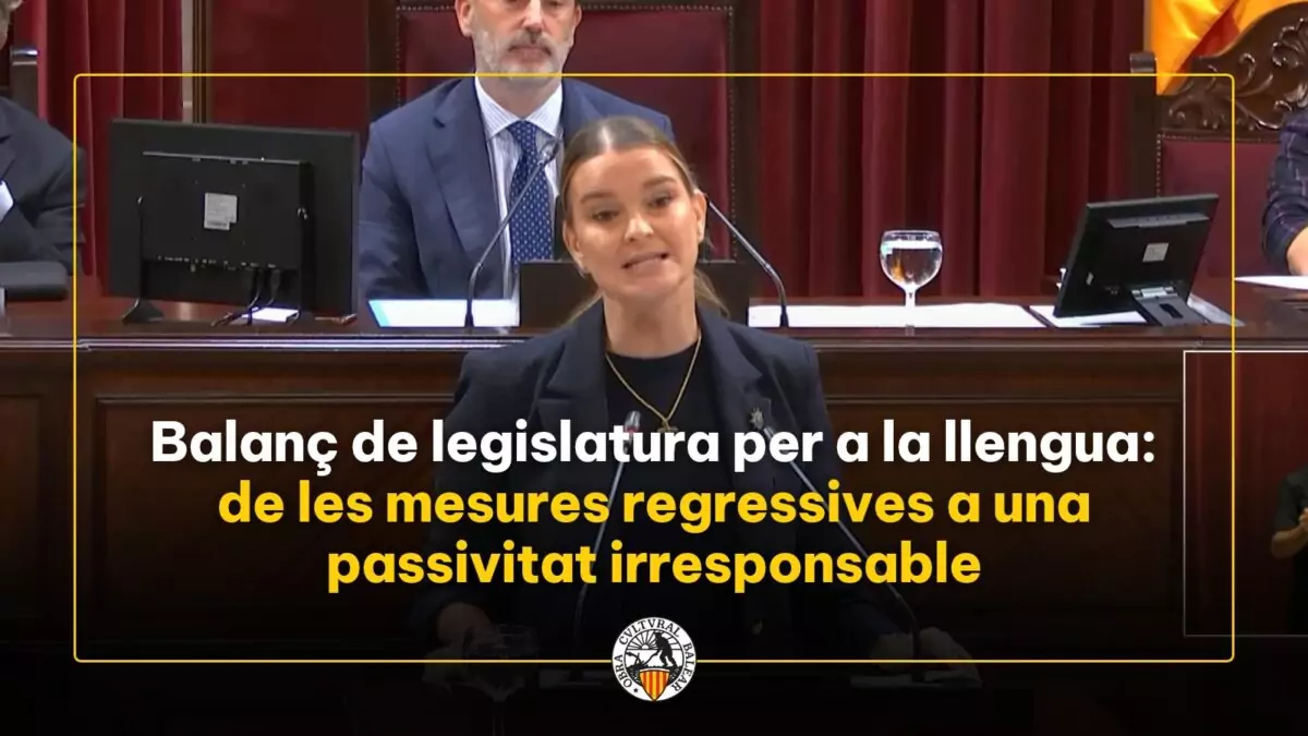 L'OCB acusa Prohens d'inacció en la política lingüística